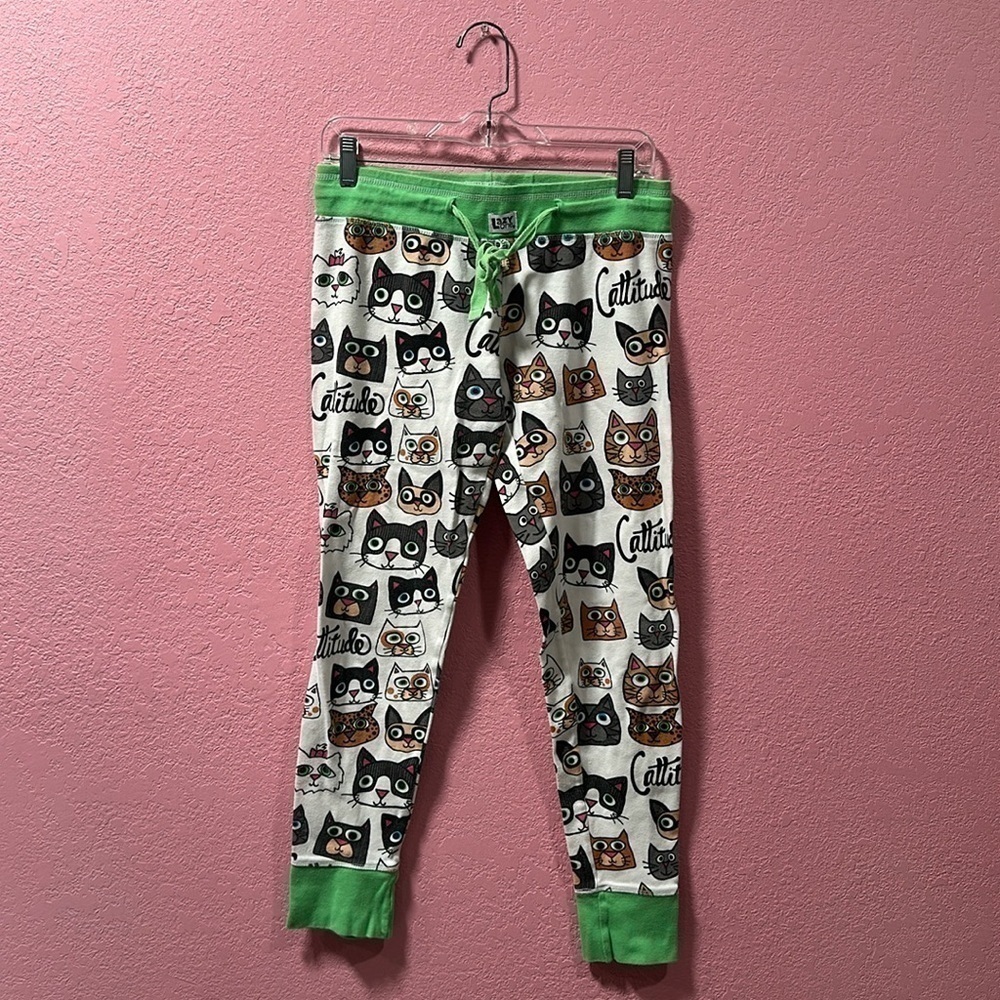 LAZY ONE Women’s Cat Pajama Leggings Size Small